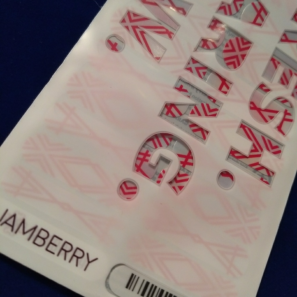 Full sheet of Jamberry Nail Wraps, NIP